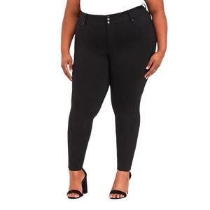 Torrid Women's Studio Premium Ponte Stretch Plus Size Jegging Black 28S